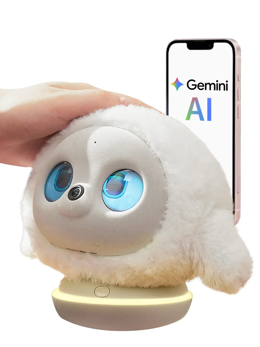 ROPET AI Robotic Pet, Interactive Talking Robot with Gemini AI, Smart Companion, Emotional Support for Kids and Adults, AI Desk Robots, Comfort Gift