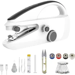 Sewing Machine,Mini Sewing Machine,Dual Speed Hand Held Sewing Machine,Hand Sewing Machine for Beginners, Adults, DIY, Home, Travel