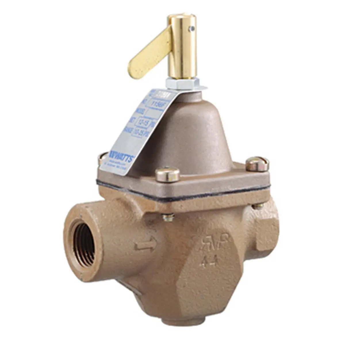Watts 1156F Industrial Hardware Boiler Feed Pressure Regulator - 0.5-In FPT Metal Tool for Sailing Water Sports, Fast Fill, Manual Purge Lever, Stainless Steel Strainer, Water Pressure Control, System Piping Installation
