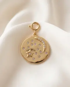 Moonchild | 14k Gold Filled Celestial Coin Convertible Charm