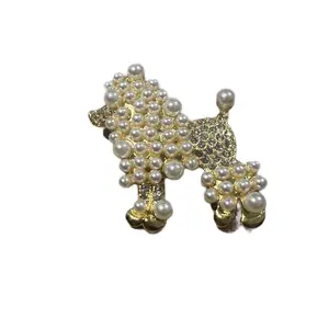 Gold Sigma Gamma Rho poodle lapel pin