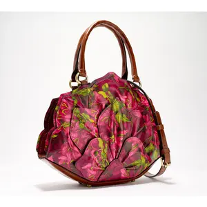 Patricia Nash Leather Gennamari Petal Satchel