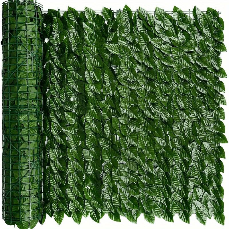 Artificial Ivy Leaf Fence, Faux Ivy Leaf Fence, Decorative Fence for Outdoor Garden, Garden & Patio Decoration Supplies