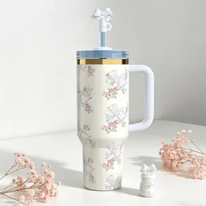 V2 Collab Tumbler! 40oz Stainless Steel Insulated Cup with Straw | Trending Ice Cup Upgrade