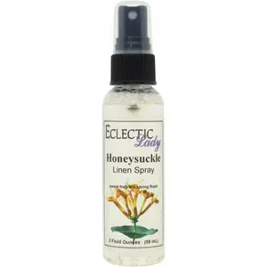 Honeysuckle Linen and Sheet Spray - No Artificial Colors, Parabens, or Preservatives - Long-Lasting Scent for Bed, Fabric & Pillow