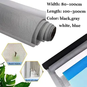 Household Living Room Bedroom Door Screen Window  Self Installed Window Door Window Gauze Mosquito Gauze Net Mesh Netting