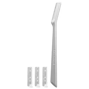 Tweezerman Facial Razor, Stainless Steel Blades, 5 Piece Set