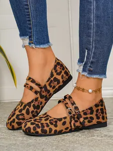 French Vintage Double Buckle Mary Jane Shoes for Women, Flat Low-Top Casual Shoes, Sweet Cool Style, Versatile Fashion Sneakers