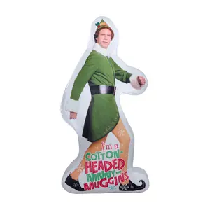 Gemmy Elf Airblown Strolling Buddy Blow-Up