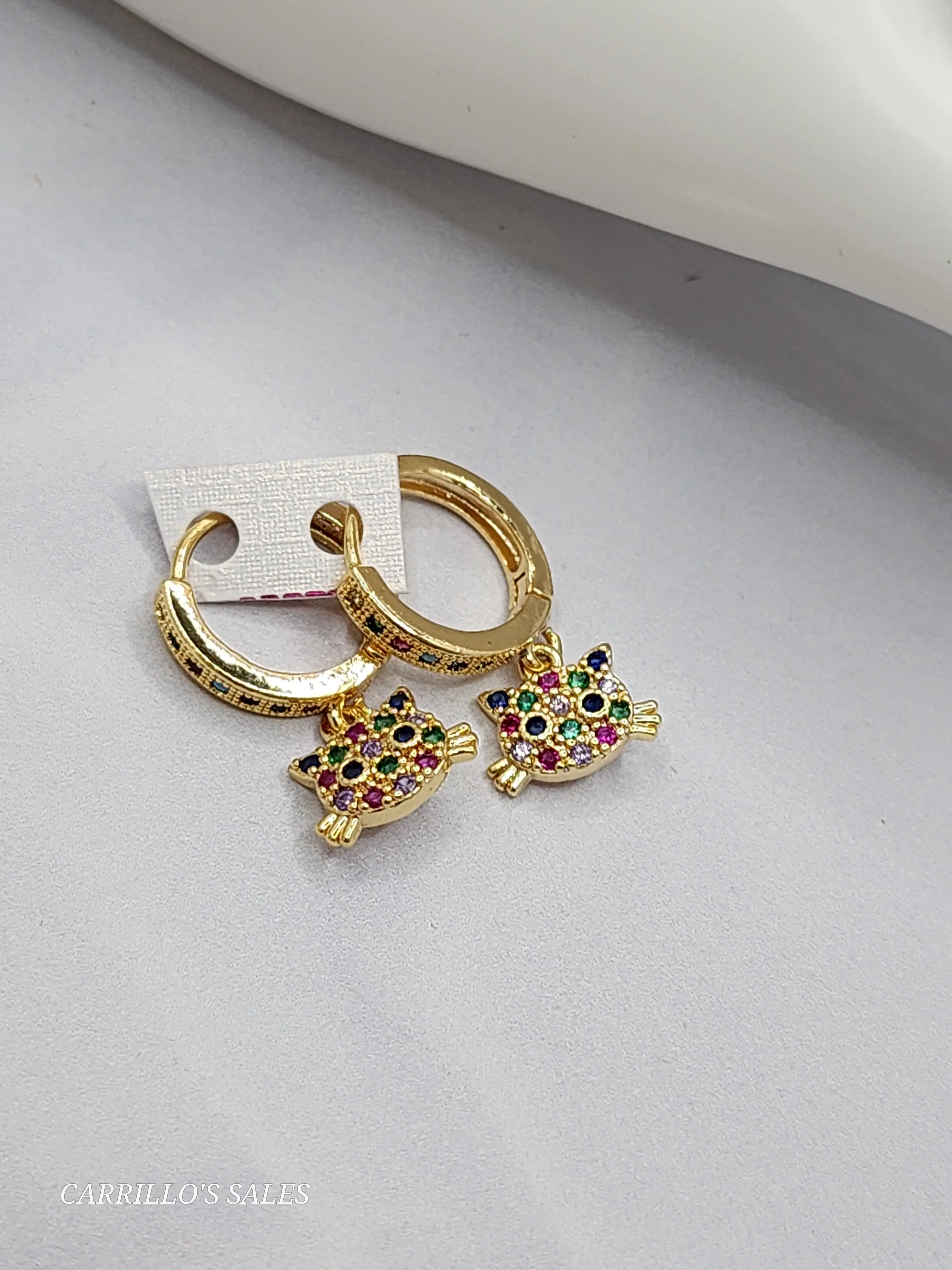 earrings hoops   small sizes gold plated