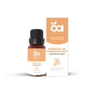 Organic Alley Essential Oil - Cinnamon Leaf 100% Pure Extract 10 fl oz / 300 ml - Natural Aromatherapy for Wellness and Therapy