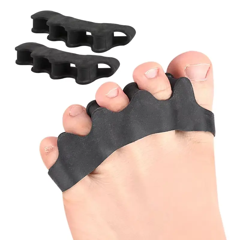 4 Pack Toe Separators for Bunion, Toe Spreader, Bunion Corrector for Women Men, Gel Toe Spacers, Hammer Toe Straightener, Toe Stretcher for Foot Pain Relief