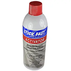 CA Glue Activator, 12.5 Oz Aerosol Can, Clear,  Drying