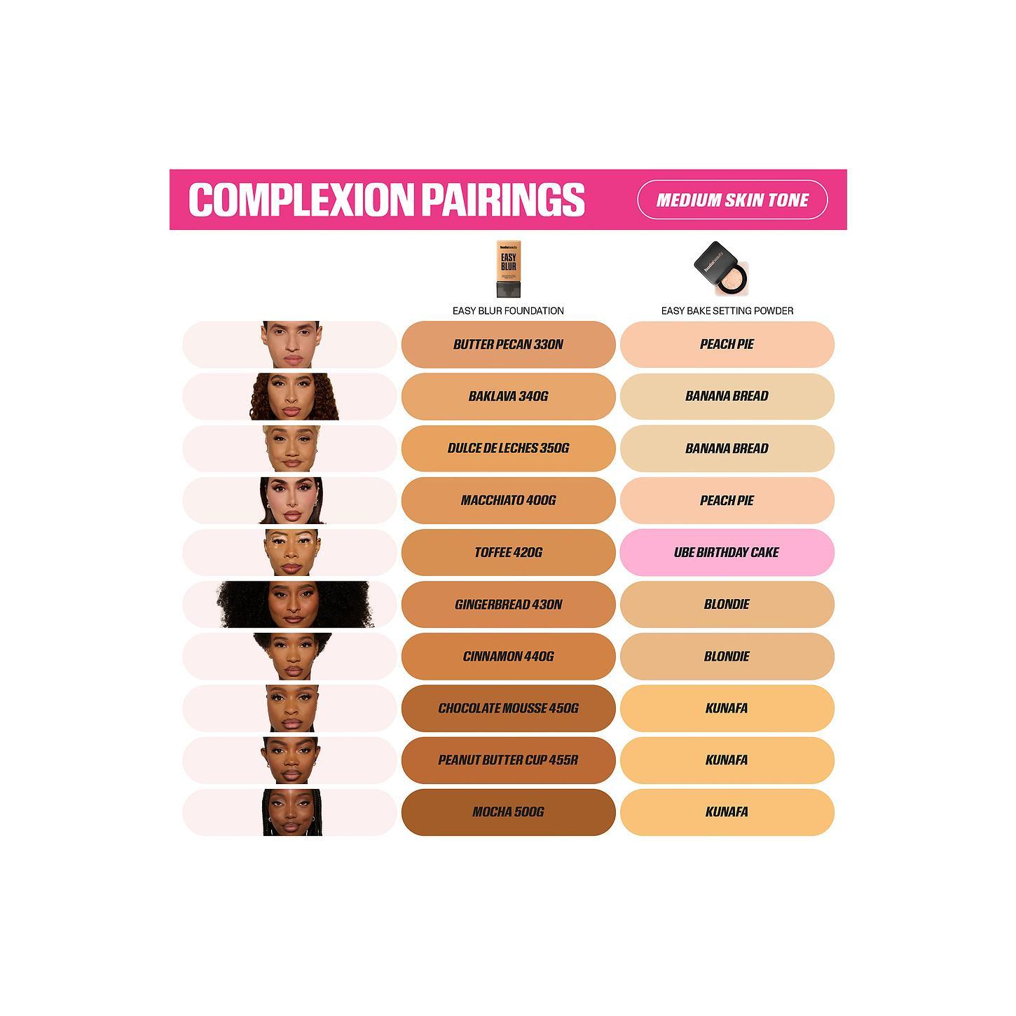 Huda Beauty Easy Bake Loose Powder in Ube Birthday Cake