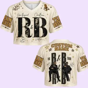 R&B Crop Top Jersey 2026, R&B Concert Shirt 006