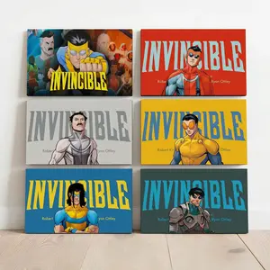 Invincible Anime Canvas Wall Art | Mark Grayson Comic Style Poster for Bedroom & Dorm Decor