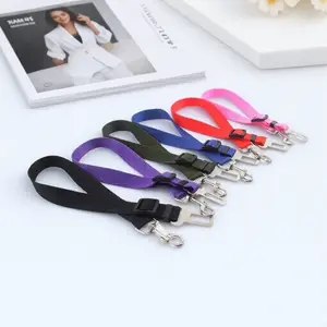 Adjustable Pet Seat Belt Leash for Cars - Universal Nylon Safety Harness & Tether, Travel Safe Restraint for Dog Cat Puppy Kitten, Easy Clip-on Installation for Vehicle Travel Protection