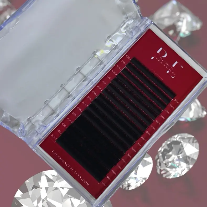 PRE ESSENCE BEAUTY INDIVIDUAL  EYEL ASH EXTENSION MIX TRAYS