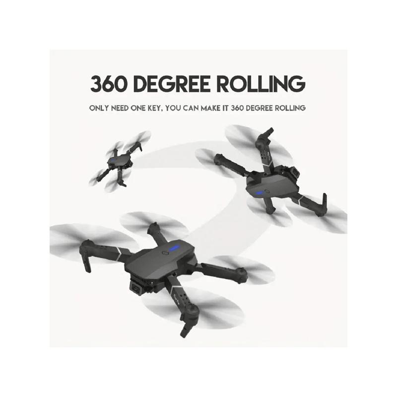 【Ships Today】Drone With Camera For Adults, 1080p HD Foldable Drone With Stable Hover, 60° Flips, 3-Gear Speeds, One Key Take Off/Land, Toys Gifts, Beginner For Christmas Gifts