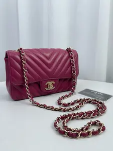 Pre-owned CHANEL CALFSKIN Shoulder Bags BAG XMAS DEAL