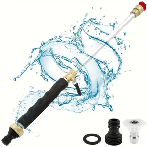 High Pressure Washer Wand, Water Sprayer with Universal Connector, Multi-purpose Jet Sprayer for Car, Garden, Yard Cleaning and Agricultural Irrigation