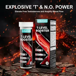 DrBioCare T-Level Booster Effervescent Tablets - Men's Energy & Stamina Support