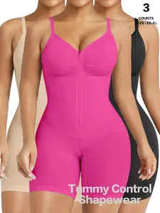 Women's Tummy Control Shapewear, Seamless Butt Lifting Workout Romper, Casual H-Type Knit Jumpsuit for All Seasons