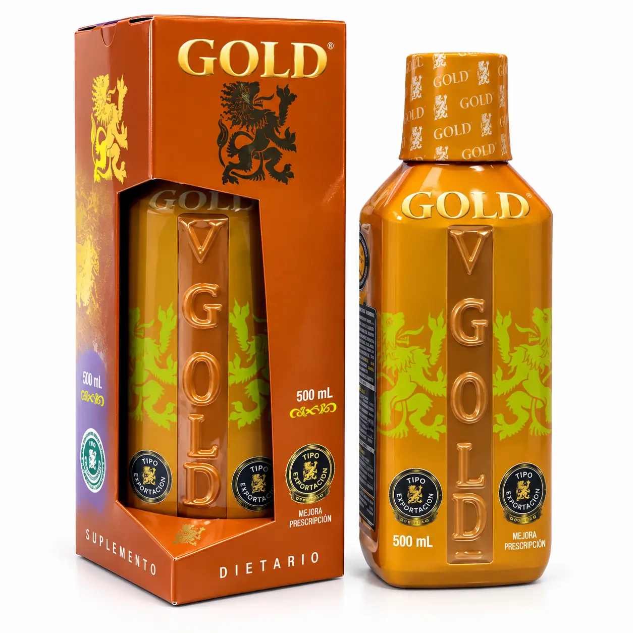 GOLD Liquid Dietary Supplement – 500 mL (16.9 fl oz)