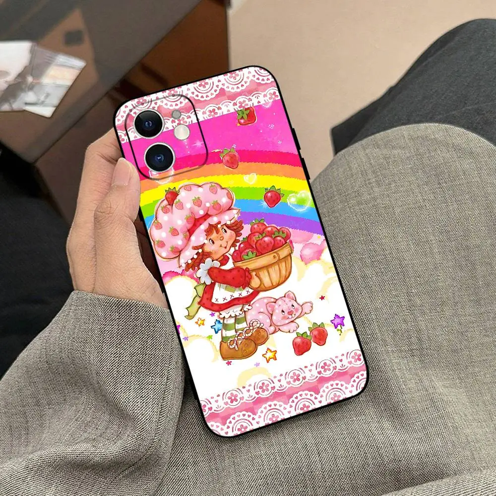 Strawberry Shortcake Cute Pink Girl Phone Cases For iPhone 17 16 15 14 13  12 11 Promax Pro Air Plus Shockproof Cover Protection Gifts For Christmas  Halloween Birthday - TikTok Shop