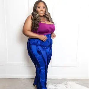 Curvyy Fringe Joggers