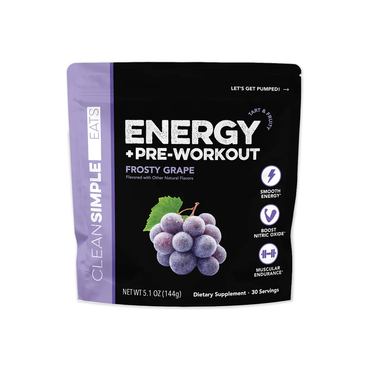 Energy + Pre-Workout: Frosty Grape (30 Servings)