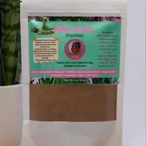 Root Ritual Herbal Hair Mask Powder – Slip, Strength & Growth Treatment ( 4 oz )