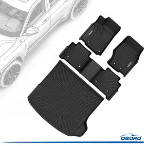 OEDRO Floor Mats Set Fit for Jeep Grand Cherokee 2022-2025 (Include 4xe NOT for L or WK) 5 Seat, Custom Fit Grand Cherokee Full Set