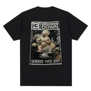3 DOORS DOWN Summer Tour 2005 Unisex Tee - Perfect Cotton Shirt for Men and Women, Ideal Gift for Band Fans, Casual Wear