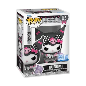 Funko Pop! Sanrio - Kuromi with Baku (20th Anniversary) #115 Exclusive (Sticker may vary) Collectible Pop Vinyl Figure