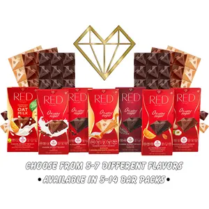 RED Delight Binge Night snack Packs-Delicious Chocolate Assortments-No Added Sugar, Non-GMO, Kosher,Gluten Free, Weight Watchers Friendly, Candy Bars