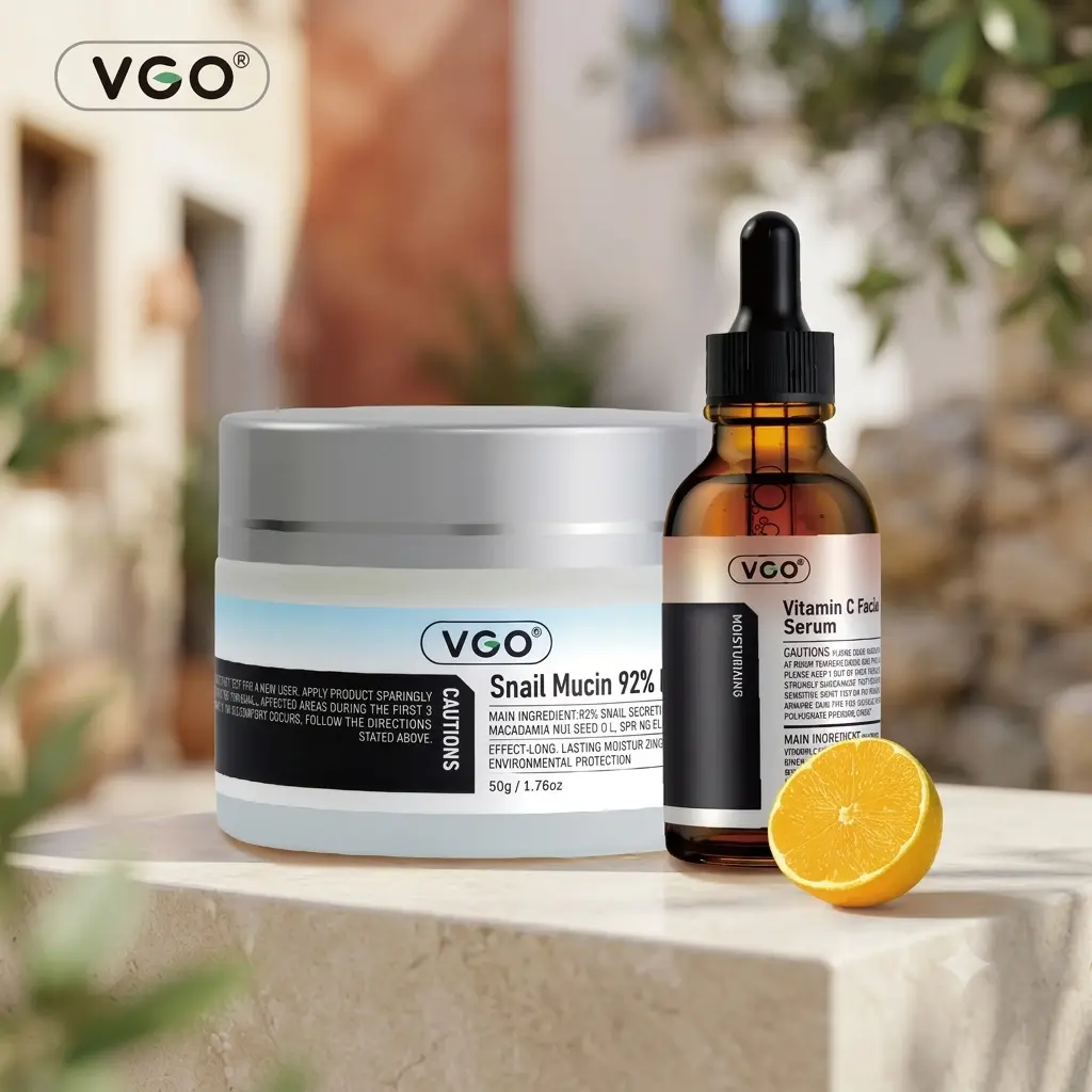 VGO Minimalist Skin Routine: 92% Snail Cream & VC Serum