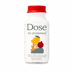 Dose for Cholesterol Liquid Shot 2 fl oz, Cholesterol & Heart Health Support Supplement with CoQ10, Pomegranate, Turmeric Curcumin & Amla, Supports Healthy LDL Levels, Cardiovascular Wellness, Vegan, Zero Sugar, Mango Flavor