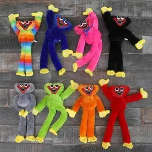 Poppy Playtime Huggy Wuggy Plush Set  Rainbow Horror Game Stuffed Dolls Gift for Kids Fans Soft and Cozy