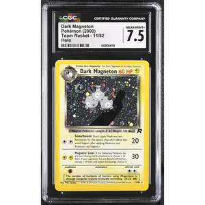 POKEMON TCG: TEAM ROCKET - DARK MAGNETON - 11/82 (SWIRL - HOLO) (ENGLISH) (GRADED / CGC 7.5) (📌 CONDITION 9.5)
