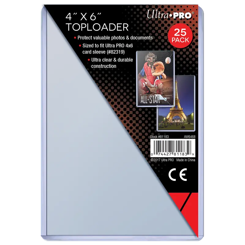 4x6 card sleeves Medium 3-Ring Clear Pocket Album Refill: 4x6