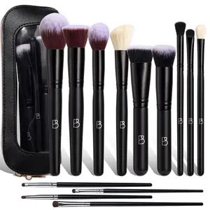 13-Piece Makeup Brush Set with Storage Bag,Full Face Cosmetic Brush Kit for Powder Foundation Blush Eyeshadow Blending & Everyday Glame,Ideal for Beginners & Travel Makeup Lovers
