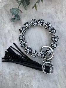 ️ Skull Chic - Keychain Wristlet