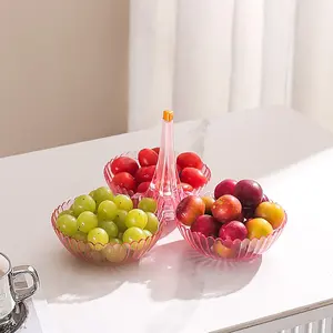 Gorgeous Stackable Fruit Tray Creative Snack Bowl for Party & Home Decor