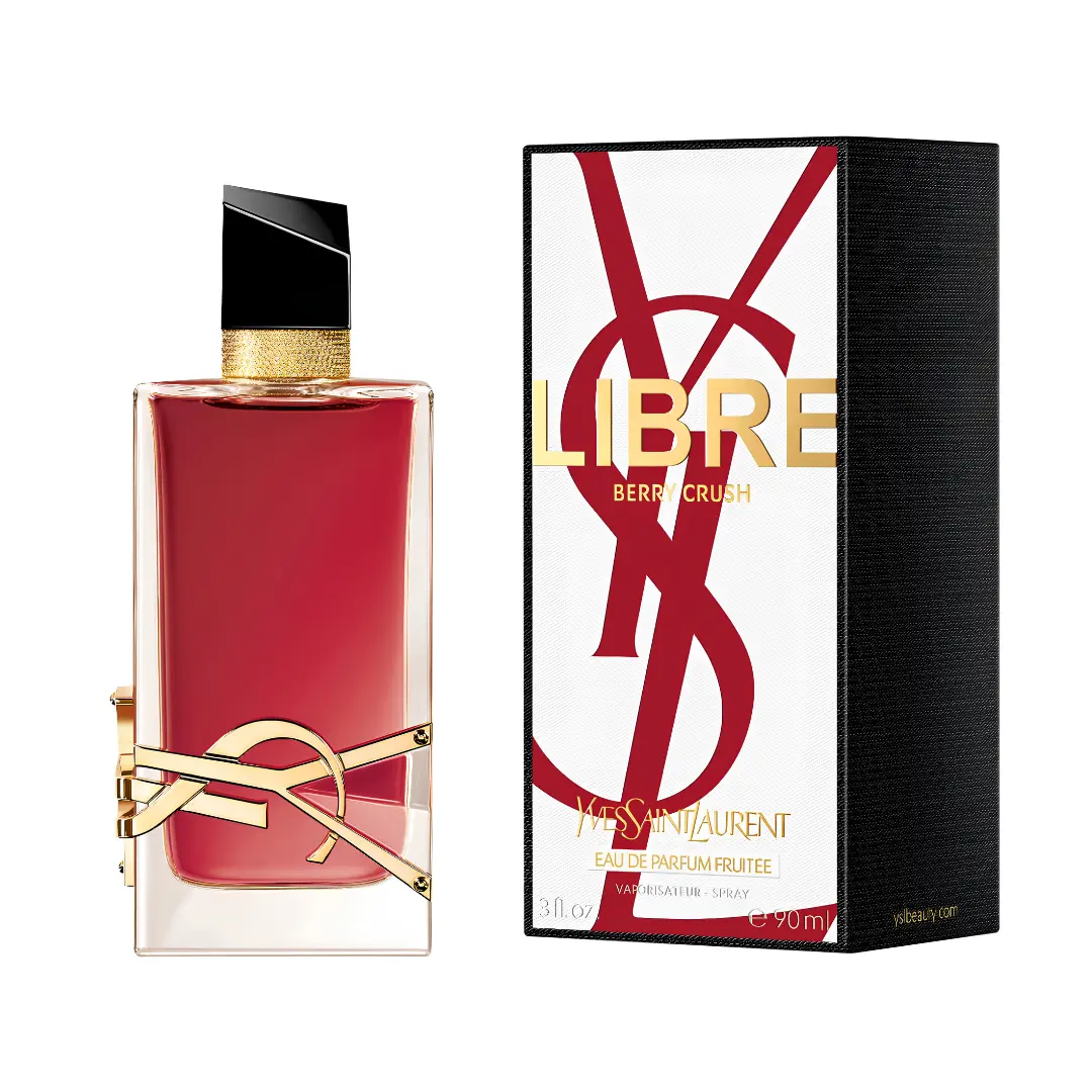 Yves Saint Laurent Libre Berry Crush Eau de Parfum Fruitée 3 oz | Women's Fruity Floral Perfume with Wild Berries, Rose & Patchouli | Long-Lasting Luxury Fragrance