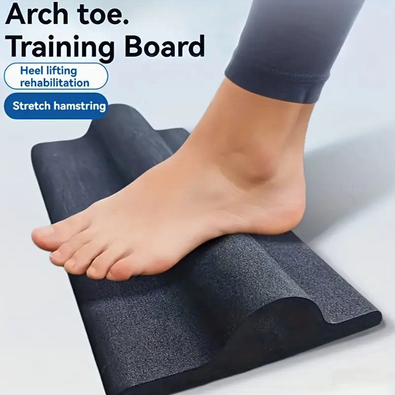 1pc Arch and Plantar Fascia Stretcher |   Ankle Strength Trainer with Non-Slip Heel Lift for Plantar Fasciitis Relief, Toe Flexibility Training Board, Durable Foot Care Device for Flat Feet, Arch Collapse, Home Fitness, Running, Dance, and Athletes