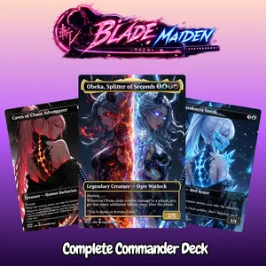 Swordmaster Deck Proxy MTG – MTG Commander Warrior Equipment Strategy | Custom Proxy Card Set | EDH Deck + Token