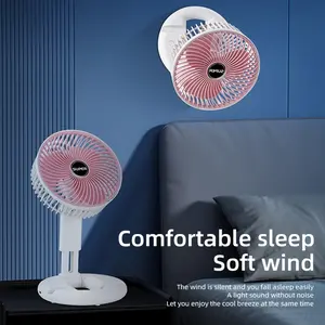 Upgrade Version 2026 Fan Cooler, High Airflow Portable Design, Foldable Stretch, Lightweight Durable Structure, Indoor Outdoor Use, Rechargeable Personal Fan