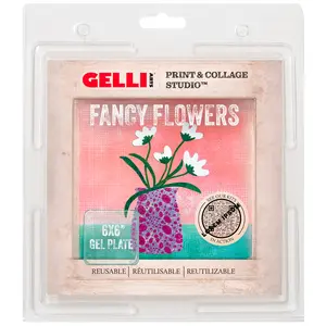 Gelli Arts® Fancy Flowers Collage Set