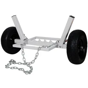 Studyset 1100LBS Capacity Heavy-Duty Log Dolly Log Holder With 16.5 Inch Penumatic Tire Log Skidder For Wood Transport